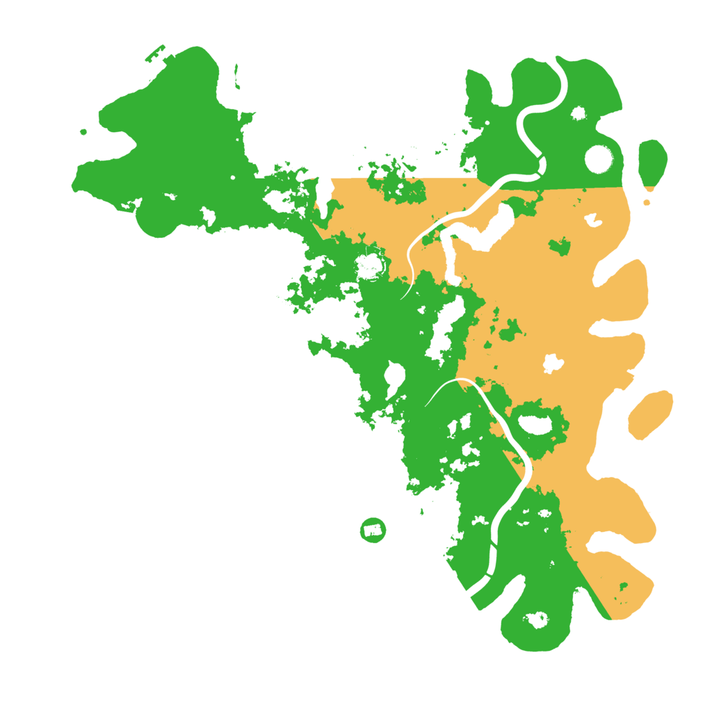 Biome Rust Map: Procedural Map, Size: 4500, Seed: 328831