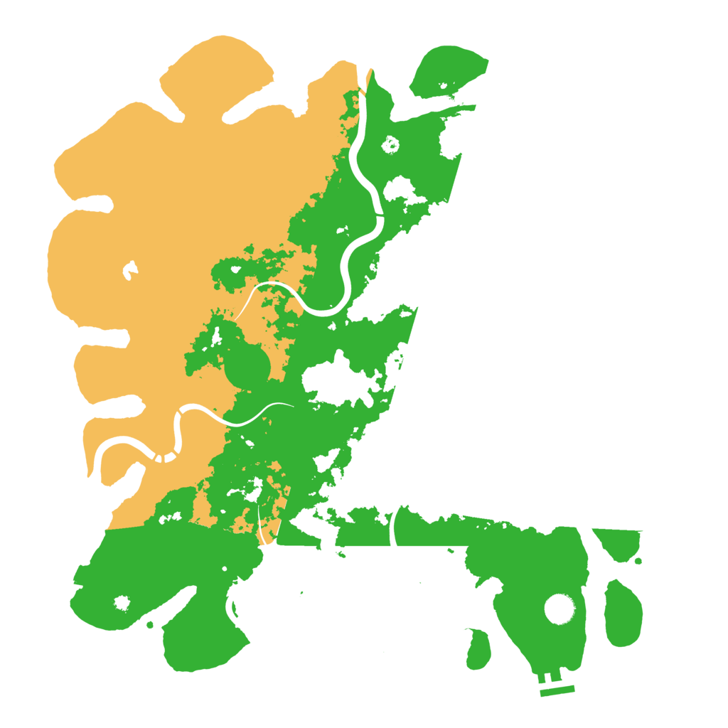 Biome Rust Map: Procedural Map, Size: 4250, Seed: 845595