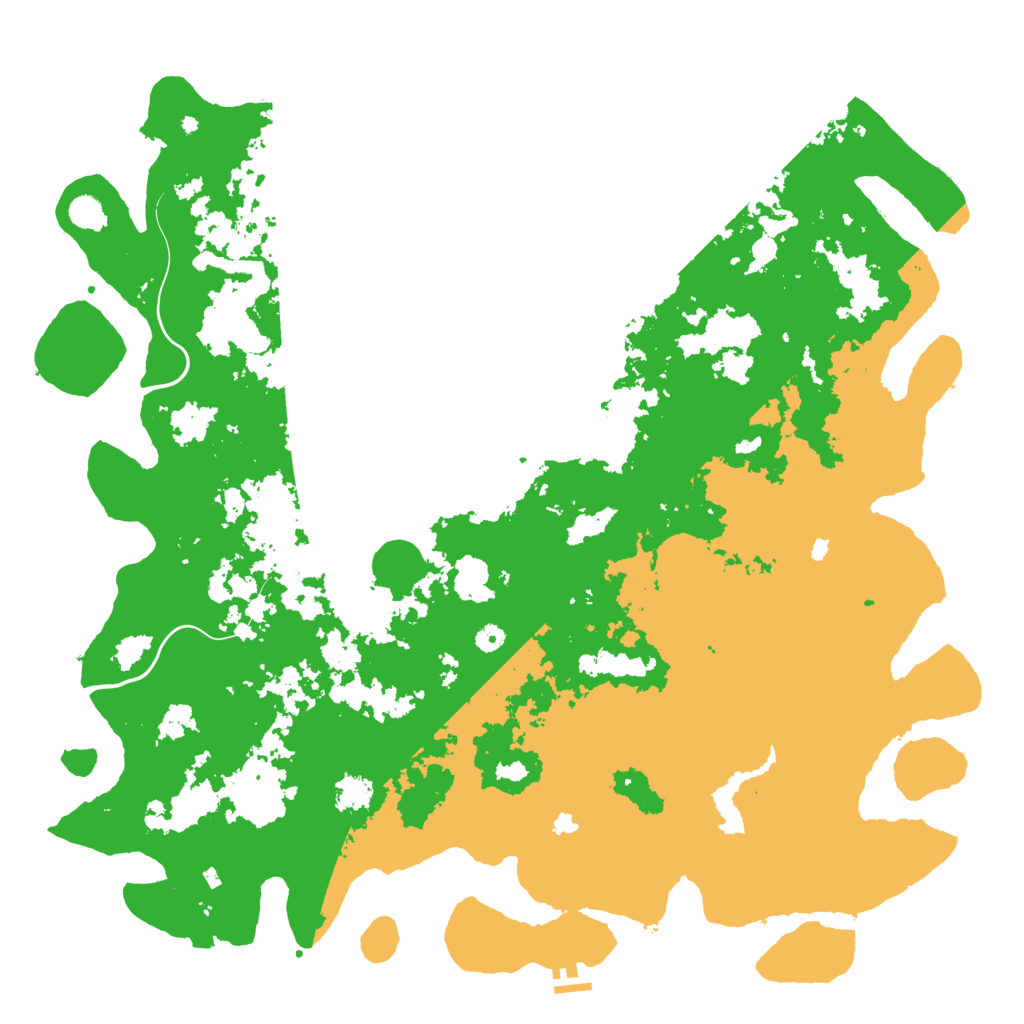 Biome Rust Map: Procedural Map, Size: 5500, Seed: 72713377