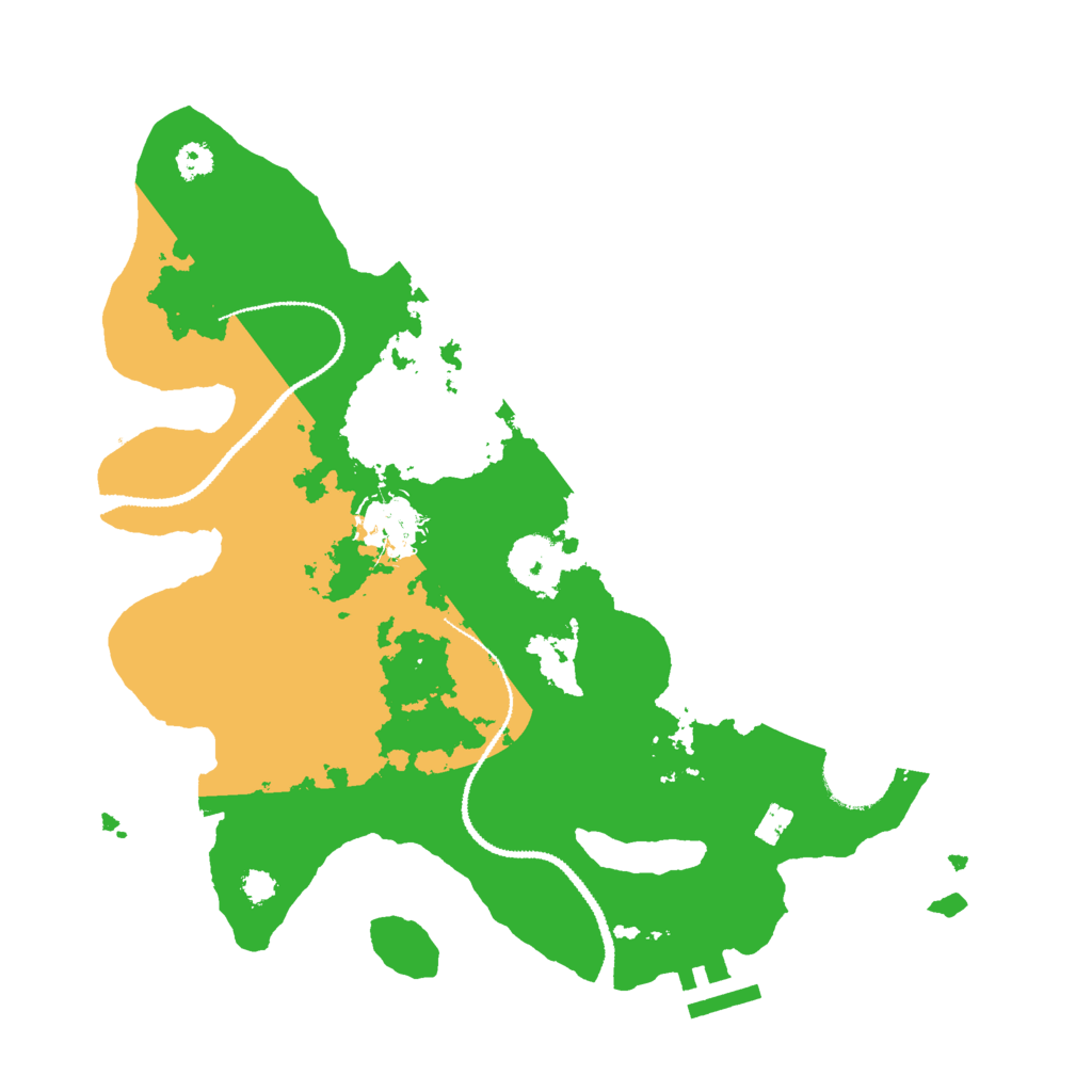 Biome Rust Map: Procedural Map, Size: 3000, Seed: 1404018974