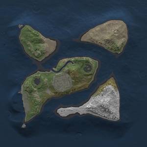 Thumbnail Rust Map: Procedural Map, Size: 1800, Seed: 453, 4 Monuments