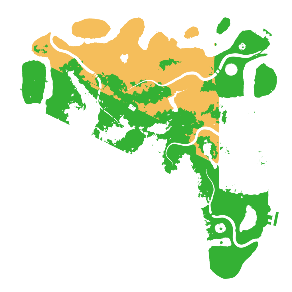 Biome Rust Map: Procedural Map, Size: 4250, Seed: 399445