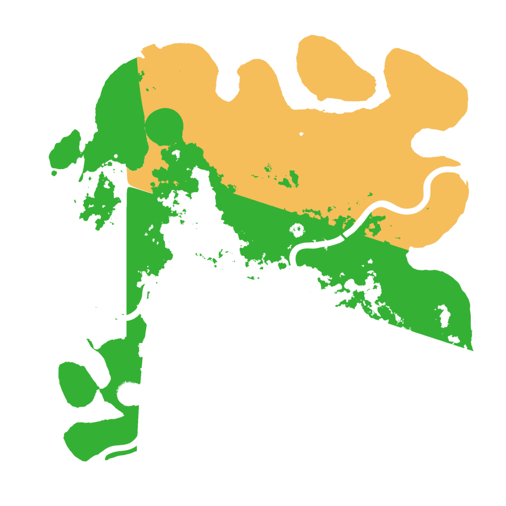 Biome Rust Map: Procedural Map, Size: 3700, Seed: 1149950212