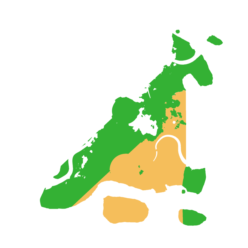 Biome Rust Map: Procedural Map, Size: 2500, Seed: 815330981