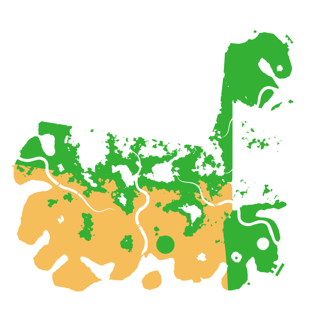 Biome Rust Map: Procedural Map, Size: 4500, Seed: 1939735534