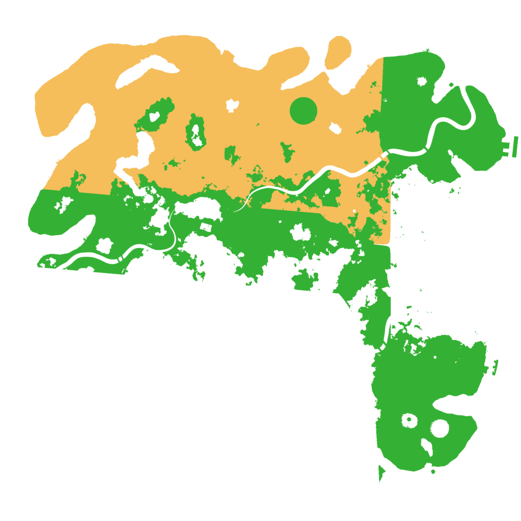 Biome Rust Map: Procedural Map, Size: 5000, Seed: 50977