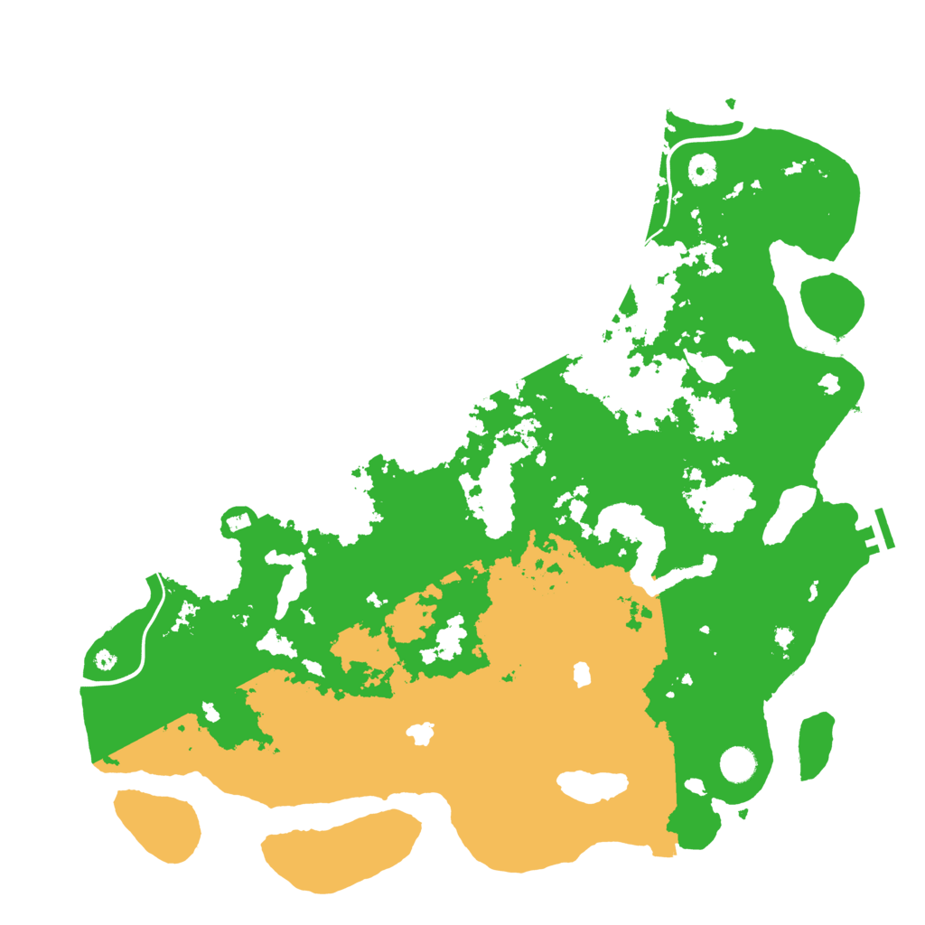 Biome Rust Map: Procedural Map, Size: 4500, Seed: 751097