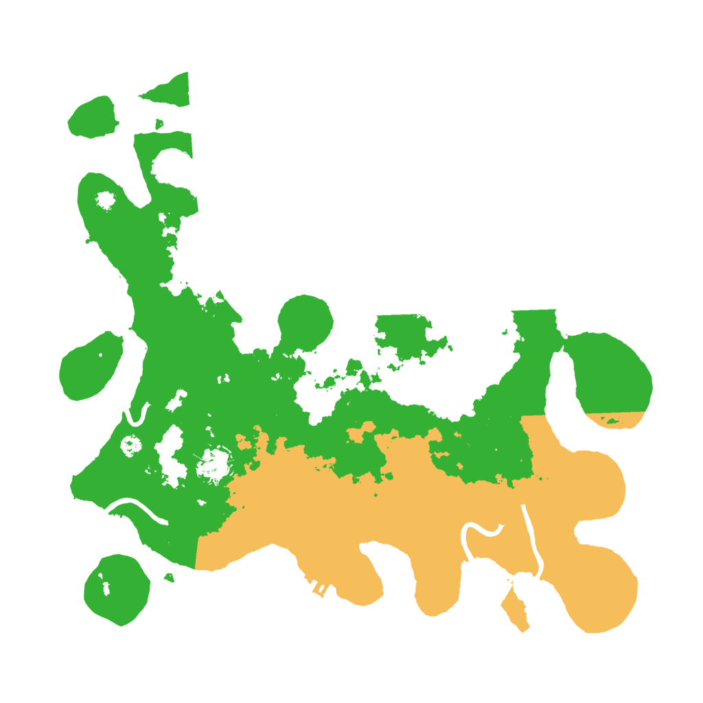 Biome Rust Map: Procedural Map, Size: 3500, Seed: 503014105