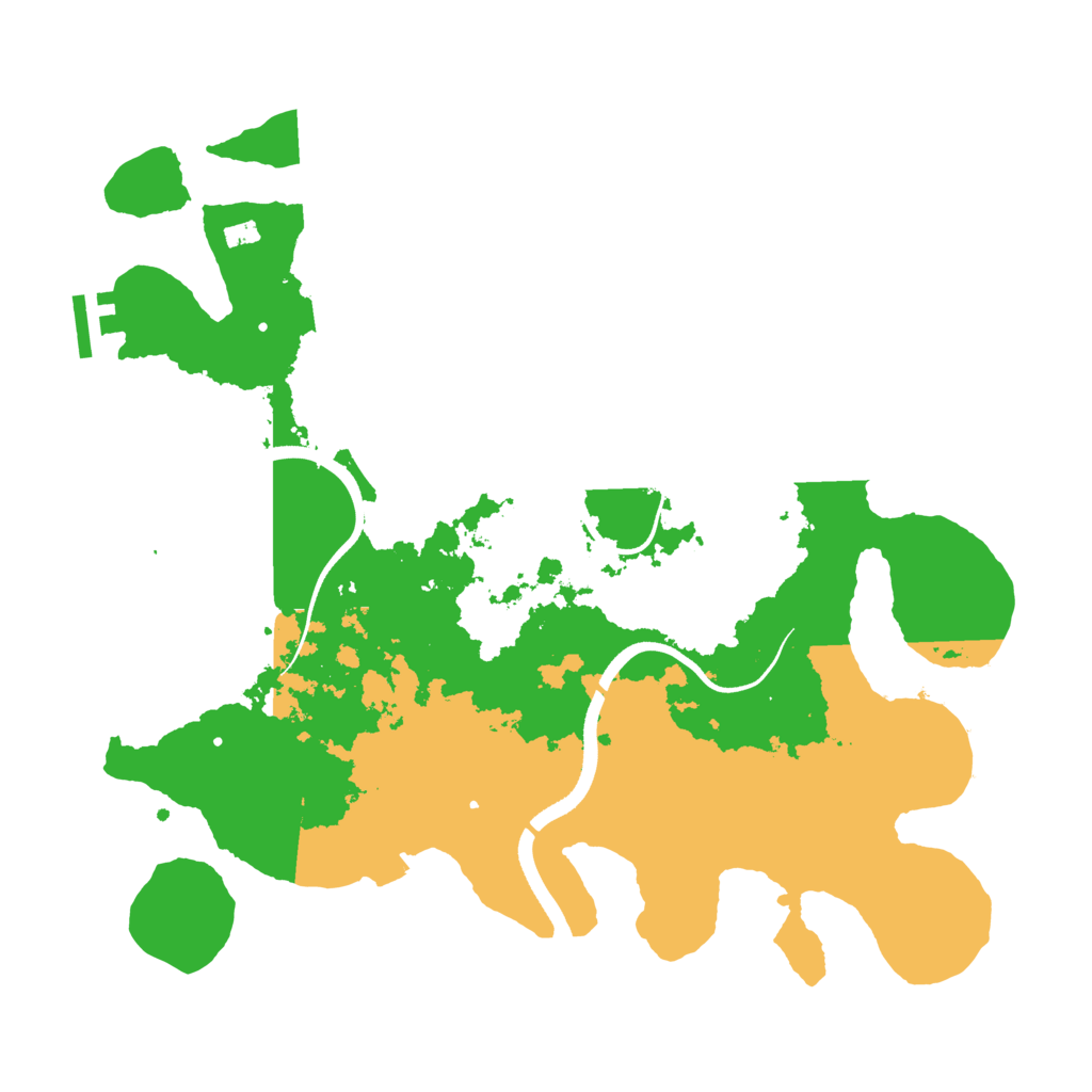 Biome Rust Map: Procedural Map, Size: 3500, Seed: 503014105