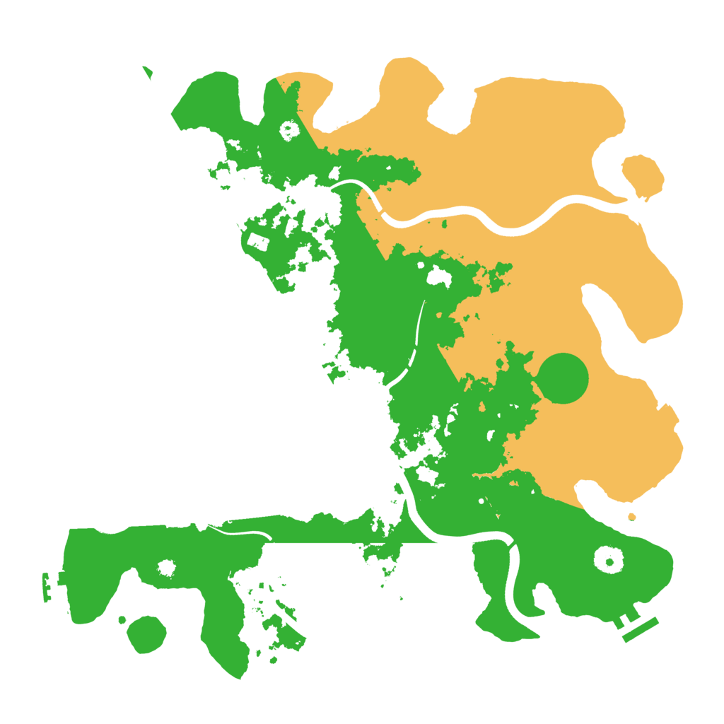 Biome Rust Map: Procedural Map, Size: 3750, Seed: 1583406707