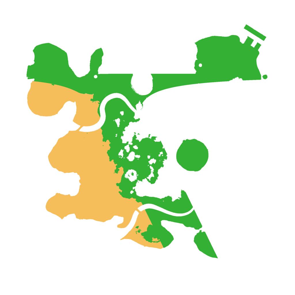 Biome Rust Map: Procedural Map, Size: 2500, Seed: 458712