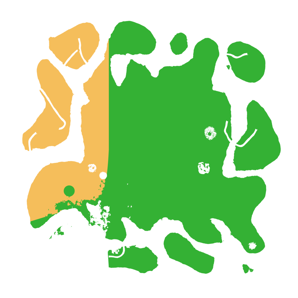 Biome Rust Map: Procedural Map, Size: 3600, Seed: 29865988