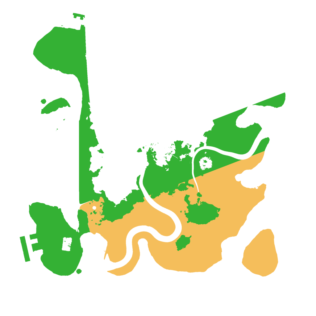 Biome Rust Map: Procedural Map, Size: 2500, Seed: 1202594080