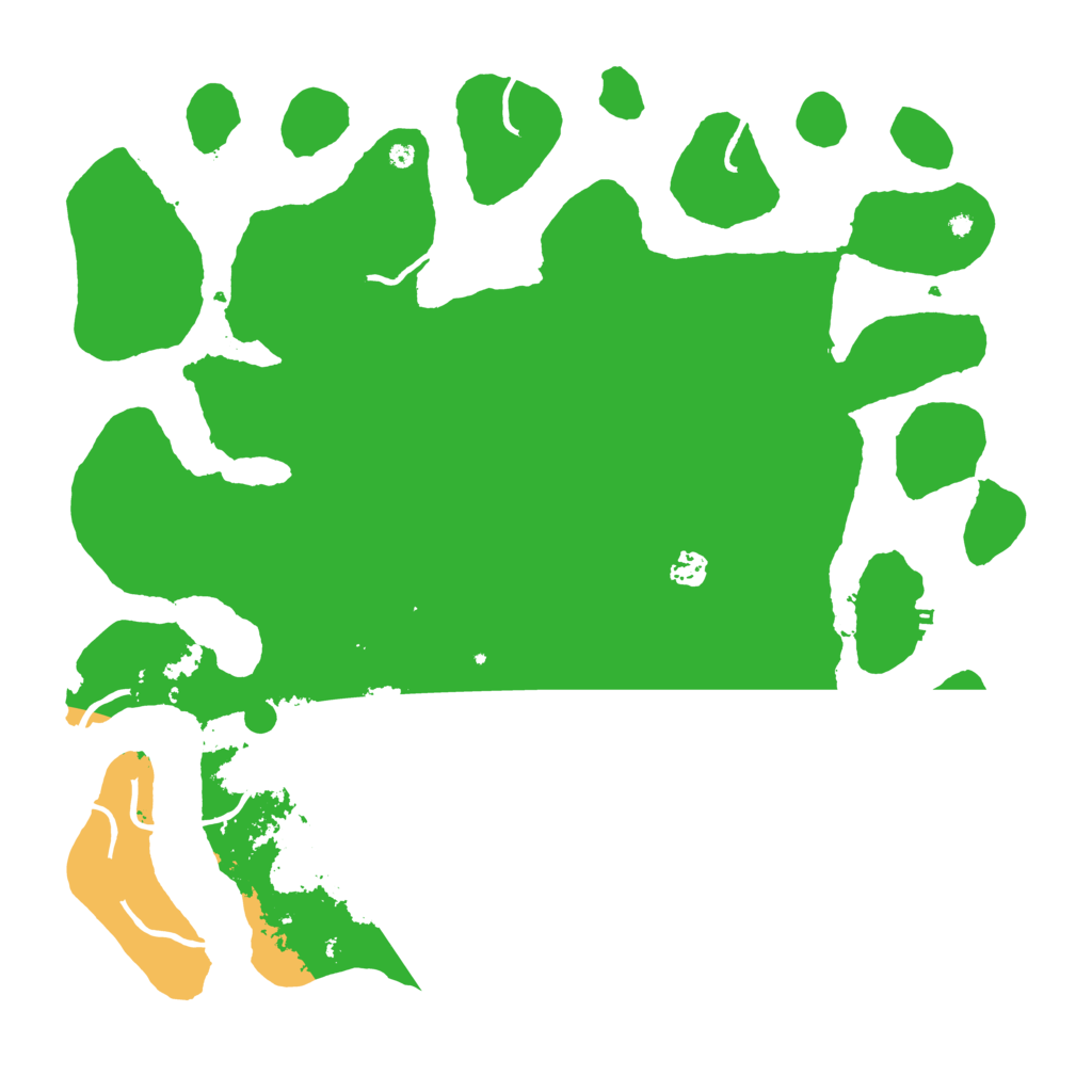 Biome Rust Map: Procedural Map, Size: 4500, Seed: 1392350203