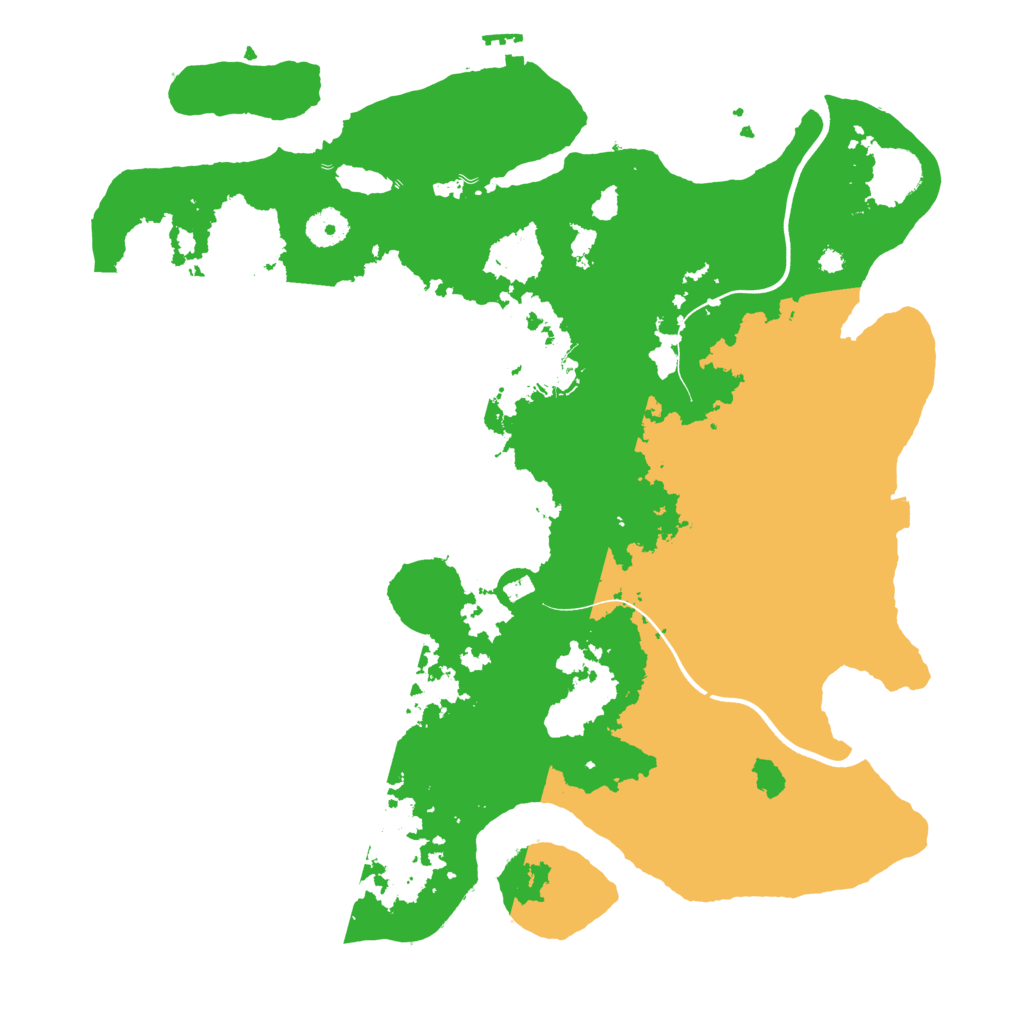 Biome Rust Map: Procedural Map, Size: 3850, Seed: 1112129930