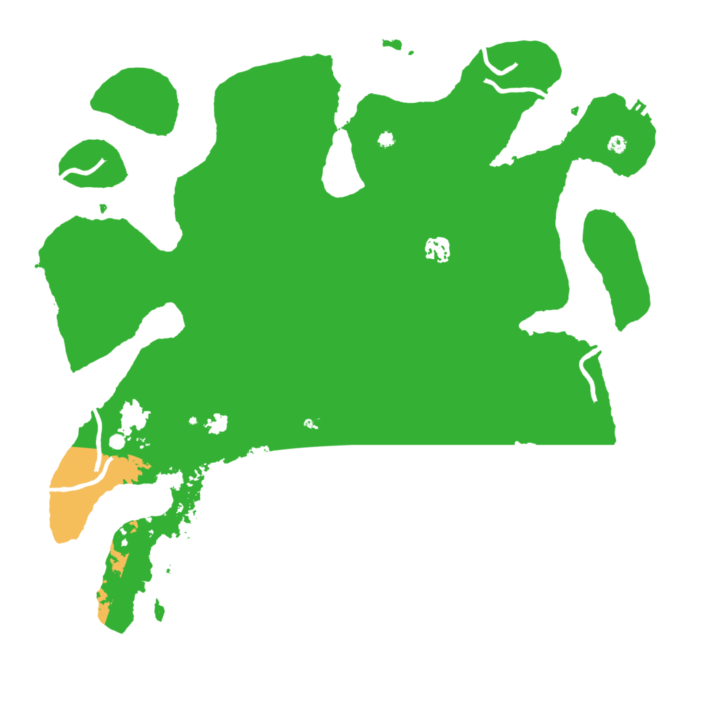 Biome Rust Map: Procedural Map, Size: 4000, Seed: 3490495