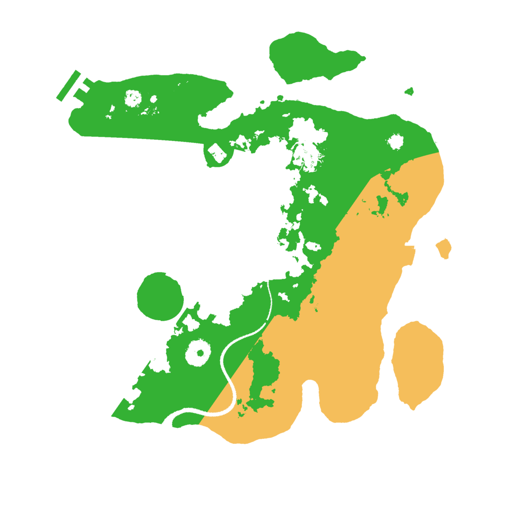 Biome Rust Map: Procedural Map, Size: 3000, Seed: 453287