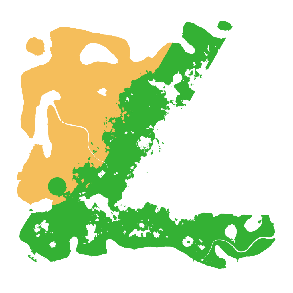 Biome Rust Map: Procedural Map, Size: 4250, Seed: 945479