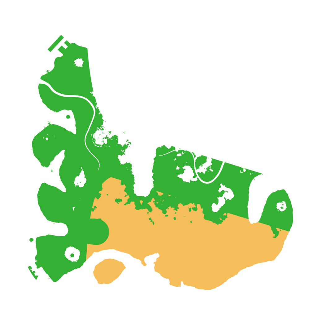 Biome Rust Map: Procedural Map, Size: 3223, Seed: 13825