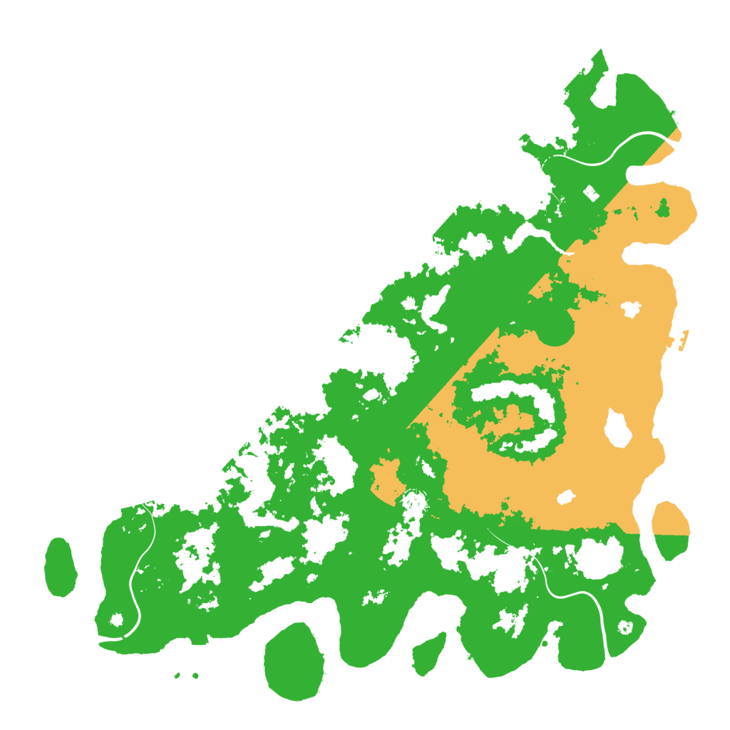 Biome Rust Map: Procedural Map, Size: 5000, Seed: 4682168