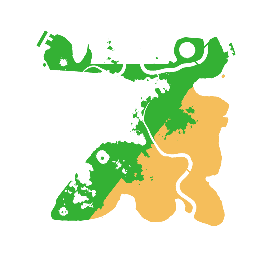 Biome Rust Map: Procedural Map, Size: 3000, Seed: 1738479941