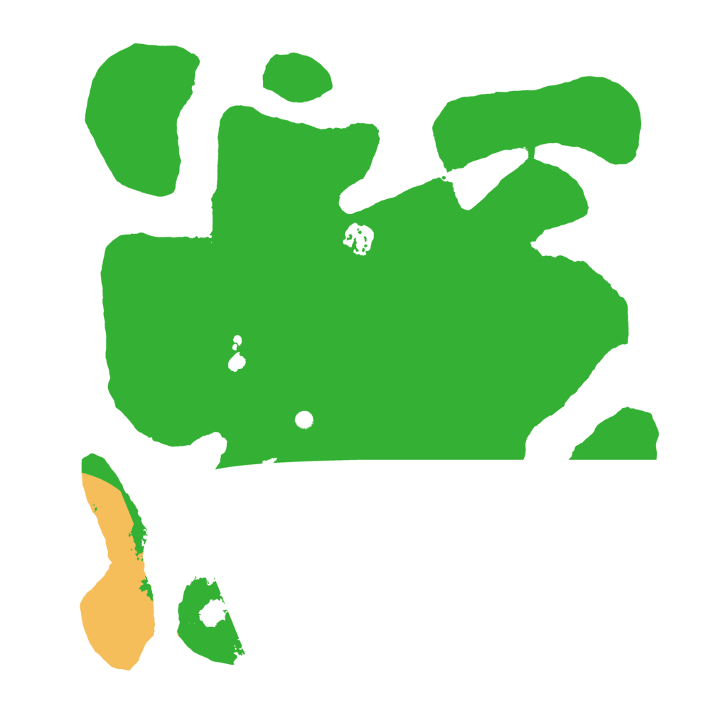 Biome Rust Map: Barren, Size: 3600, Seed: 103345