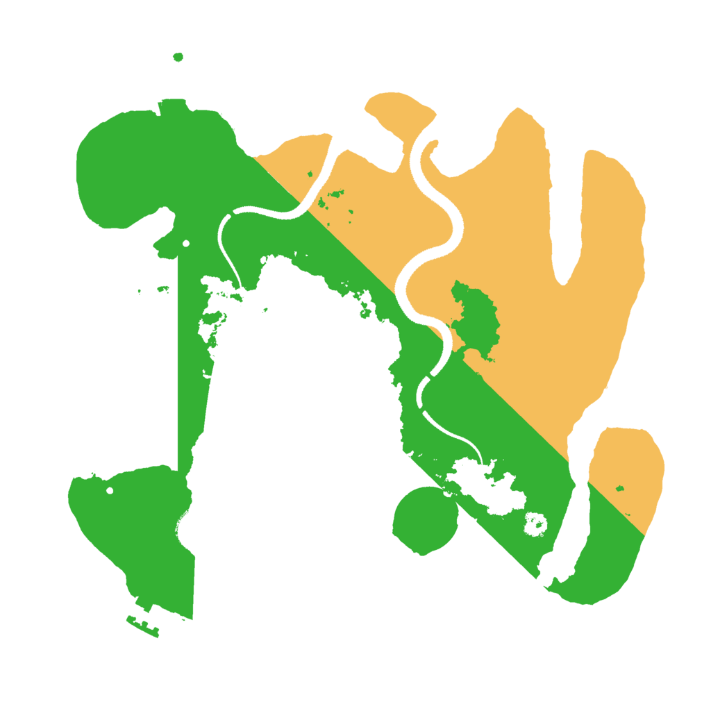 Biome Rust Map: Procedural Map, Size: 3000, Seed: 57617043