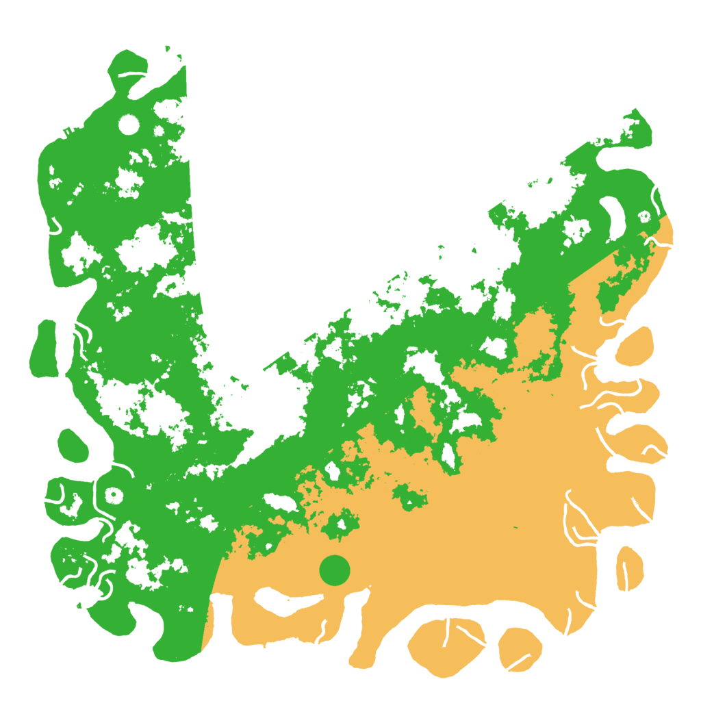 Biome Rust Map: Procedural Map, Size: 6000, Seed: 6782432