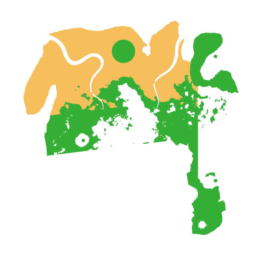 Biome Rust Map: Procedural Map, Size: 3000, Seed: 987878