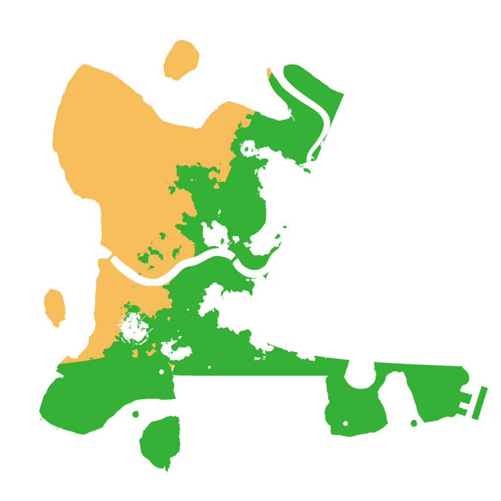 Biome Rust Map: Procedural Map, Size: 3000, Seed: 5691