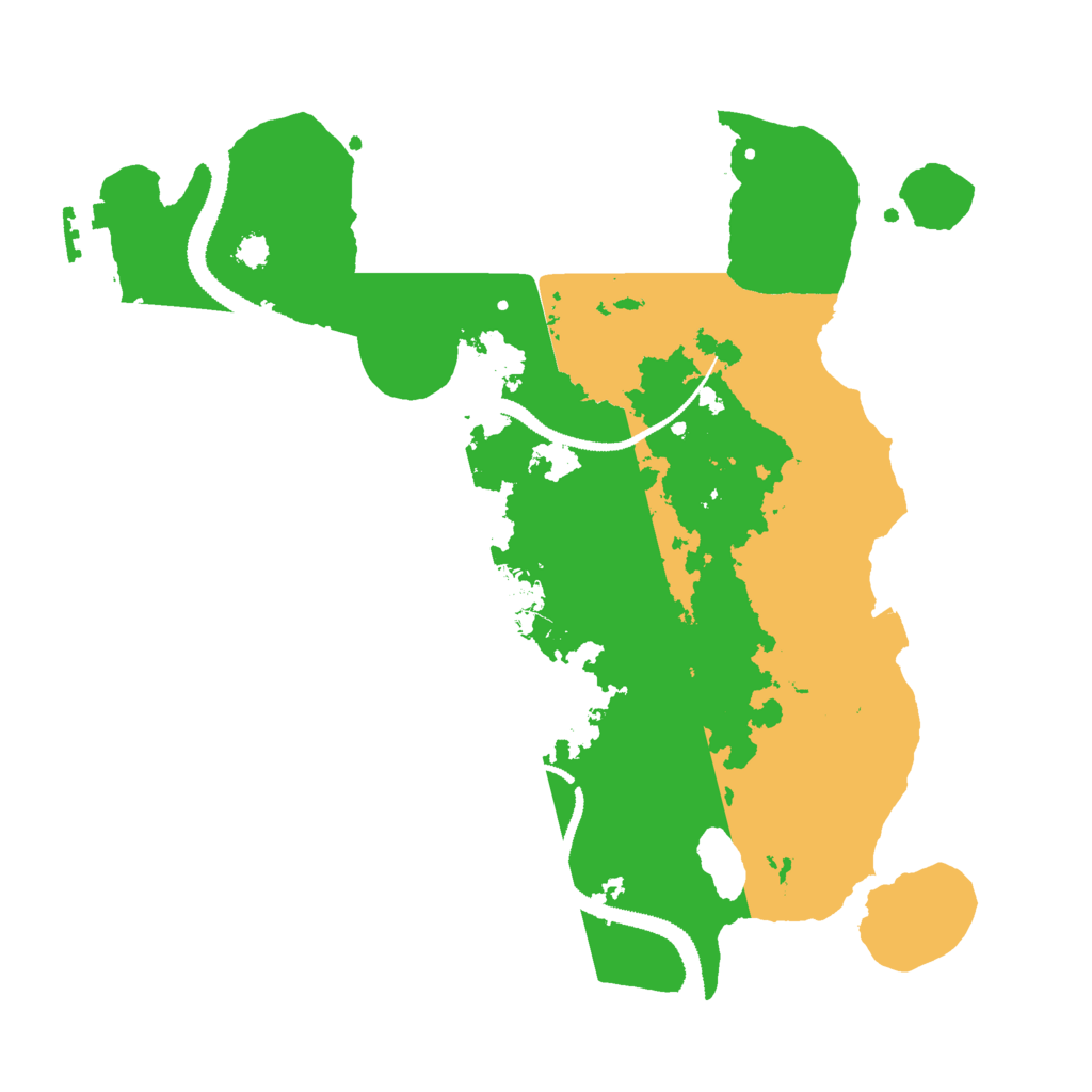 Biome Rust Map: Procedural Map, Size: 3000, Seed: 2421260