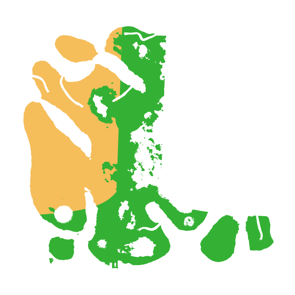 Biome Rust Map: Procedural Map, Size: 3000, Seed: 679360451