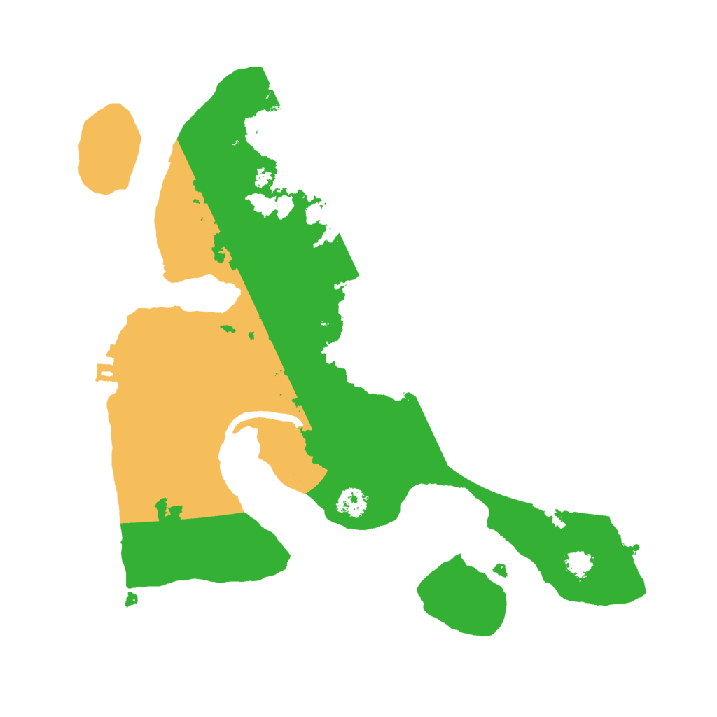 Biome Rust Map: Procedural Map, Size: 2500, Seed: 1443461201