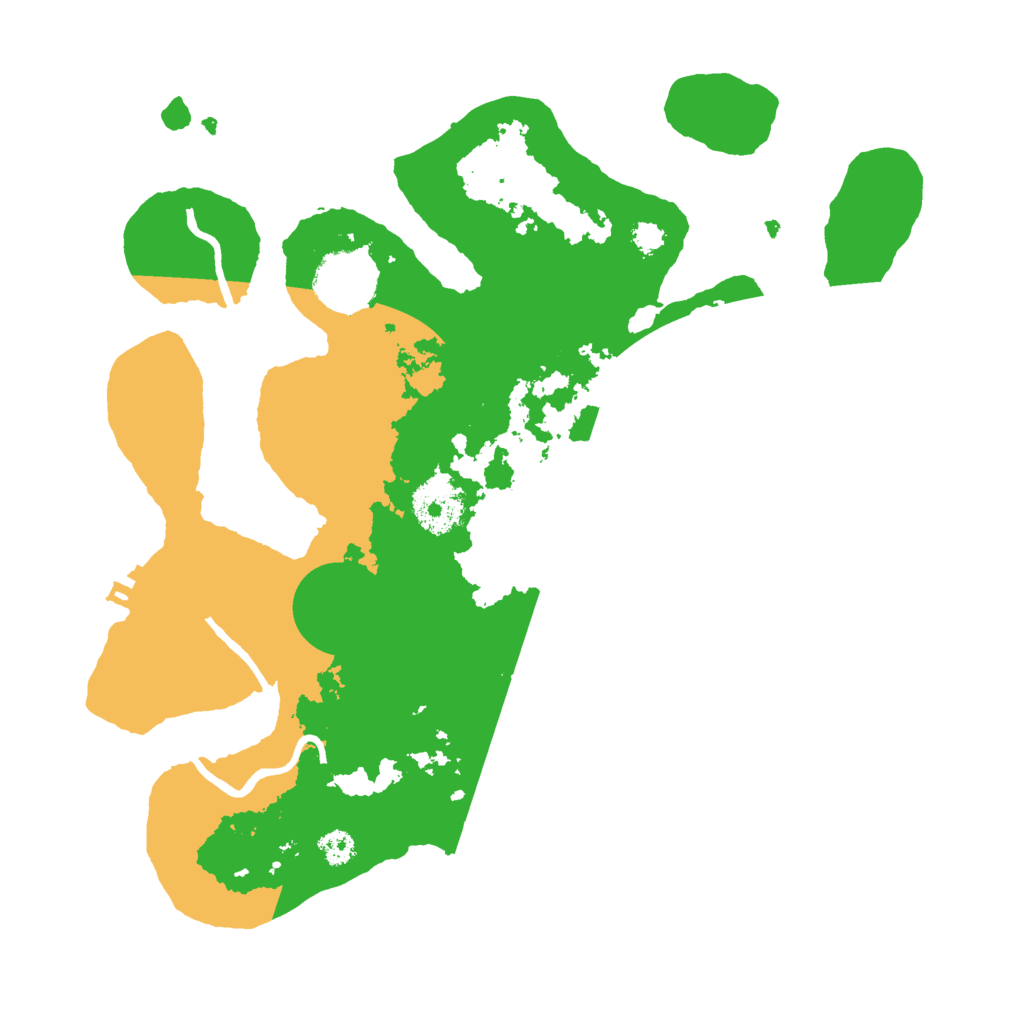 Biome Rust Map: Procedural Map, Size: 3000, Seed: 1981384206