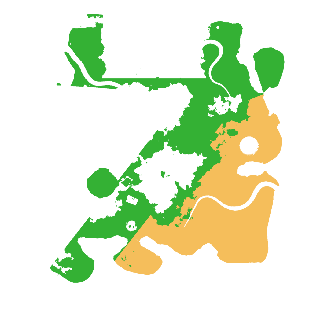 Biome Rust Map: Procedural Map, Size: 3000, Seed: 2421269
