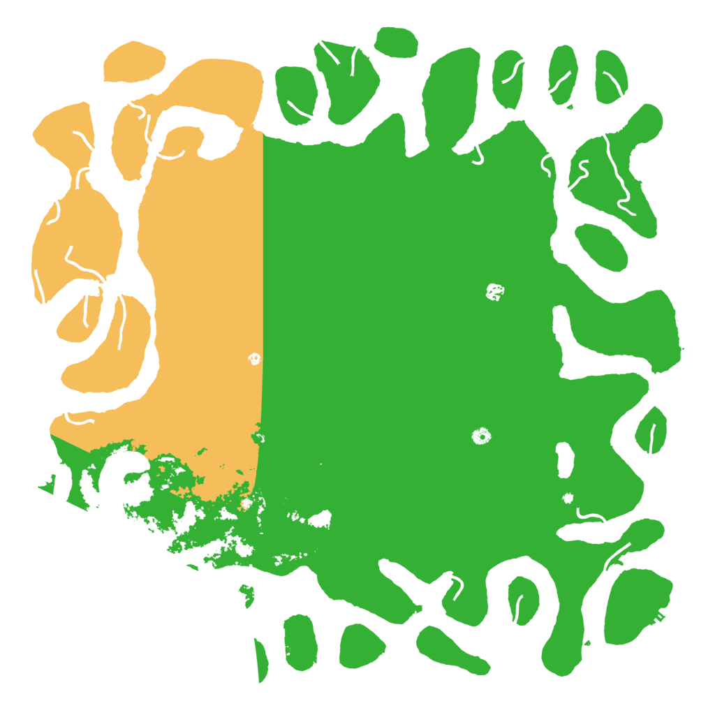 Biome Rust Map: Procedural Map, Size: 6000, Seed: 515097
