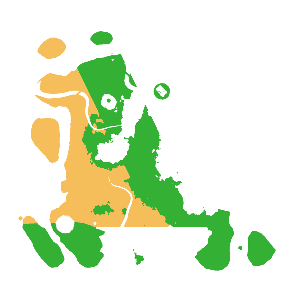 Biome Rust Map: Procedural Map, Size: 3000, Seed: 621893755