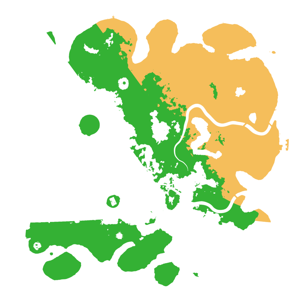 Biome Rust Map: Procedural Map, Size: 4000, Seed: 1023216590