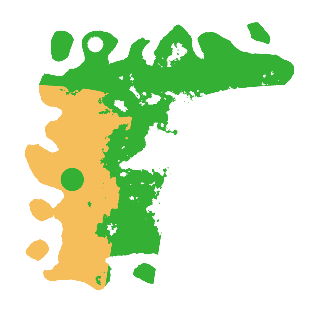 Biome Rust Map: Barren, Size: 3600, Seed: 327108