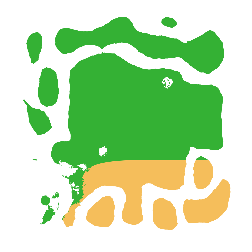 Biome Rust Map: Barren, Size: 3600, Seed: 514411