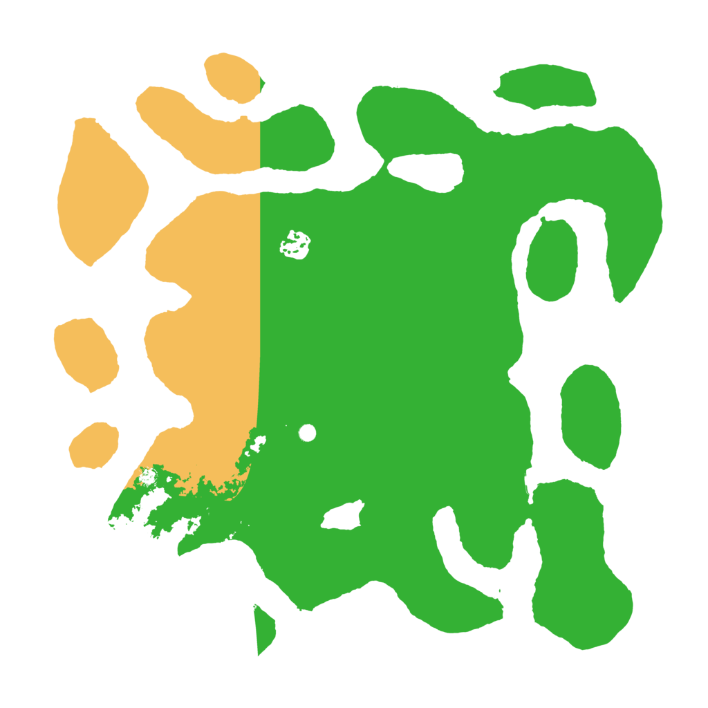 Biome Rust Map: Barren, Size: 3600, Seed: 569325