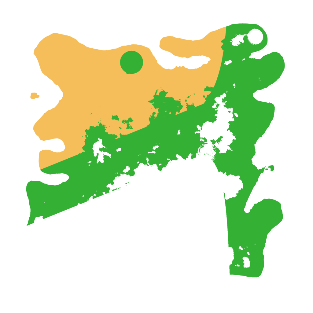 Biome Rust Map: Barren, Size: 3600, Seed: 381784