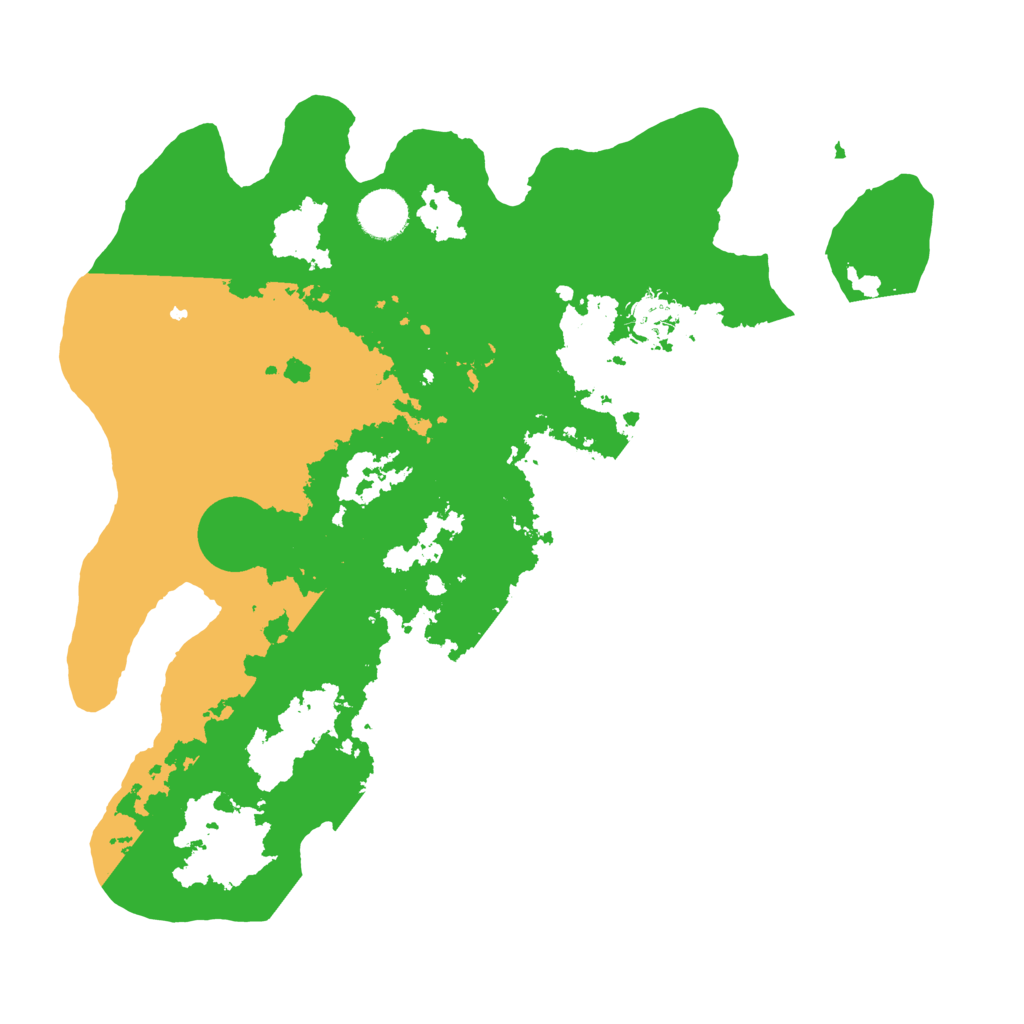 Biome Rust Map: Barren, Size: 3600, Seed: 124977