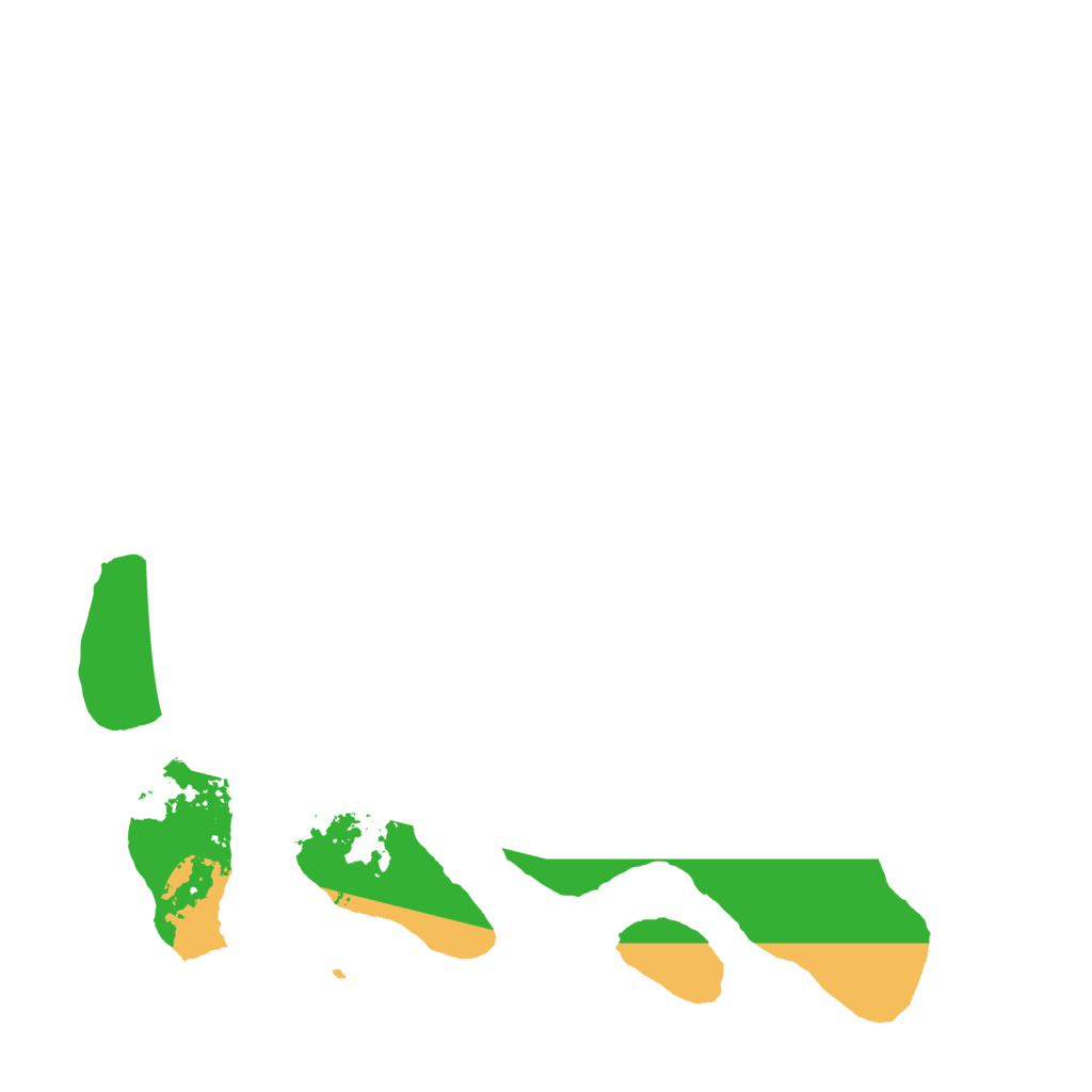 Biome Rust Map: Barren, Size: 3600, Seed: 480445