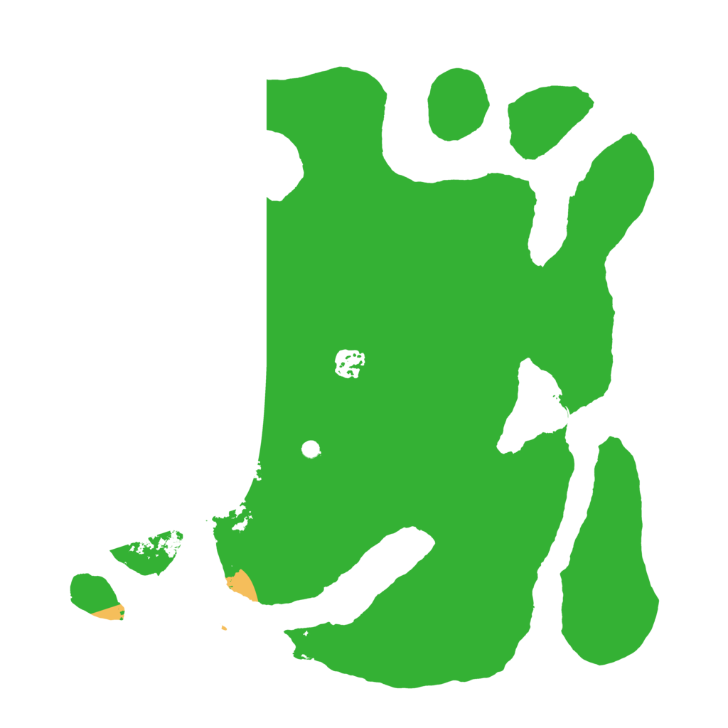 Biome Rust Map: Barren, Size: 3600, Seed: 242847