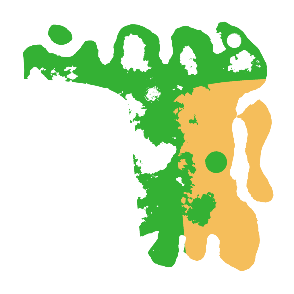 Biome Rust Map: Barren, Size: 3600, Seed: 411092