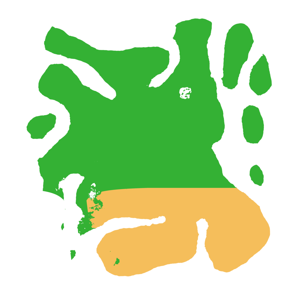 Biome Rust Map: Barren, Size: 3600, Seed: 877286