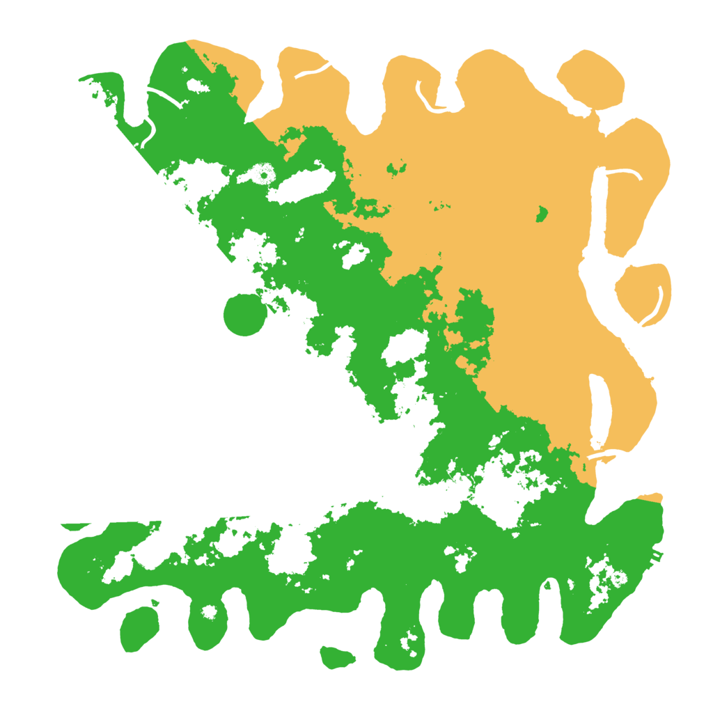 Biome Rust Map: Procedural Map, Size: 4500, Seed: 609079