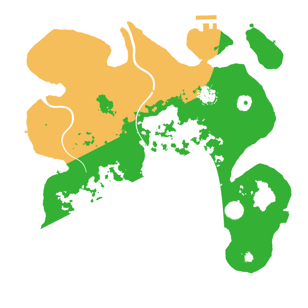 Biome Rust Map: Procedural Map, Size: 3000, Seed: 109160030