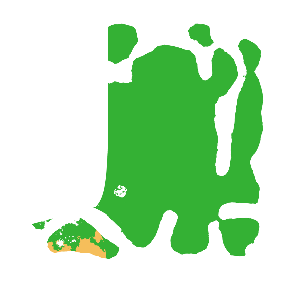 Biome Rust Map: Barren, Size: 3600, Seed: 251556